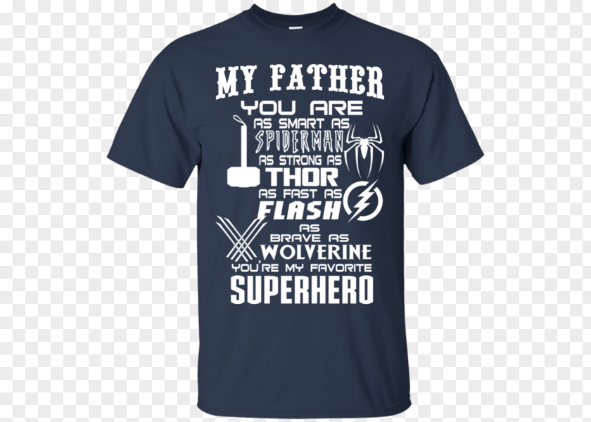 Superhero Dad T-shirt Hoodie Top Clothing PNG