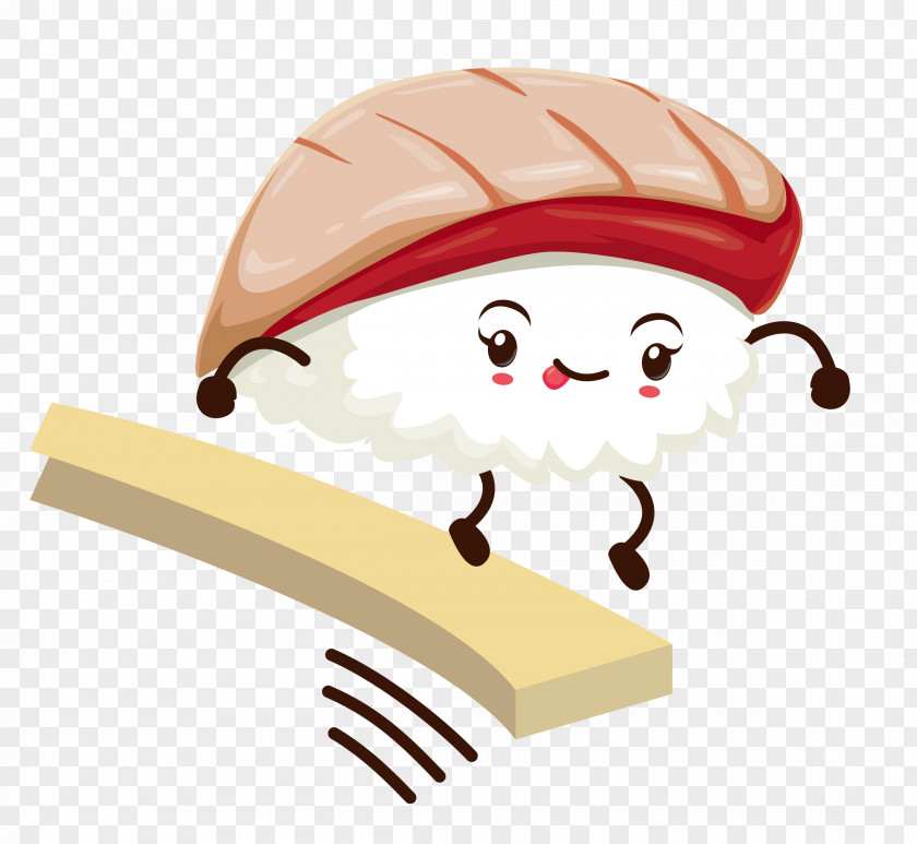 Abstract Clouds Sushi Japanese Cuisine Cartoon PNG