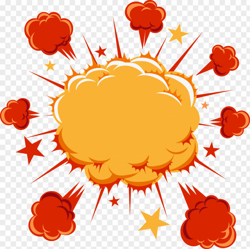 Explosion Cloud Labeled Stellate Cartoon Comics Comic Book PNG