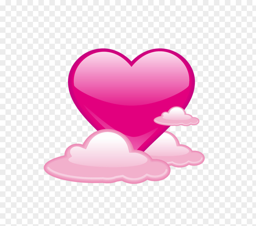 Heart Cloud Clip Art PNG