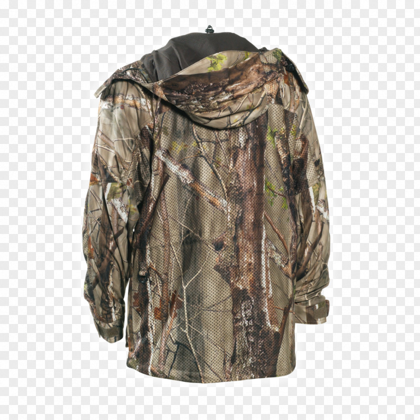 Jacket Clothing Camouflage Hunting Khaki PNG