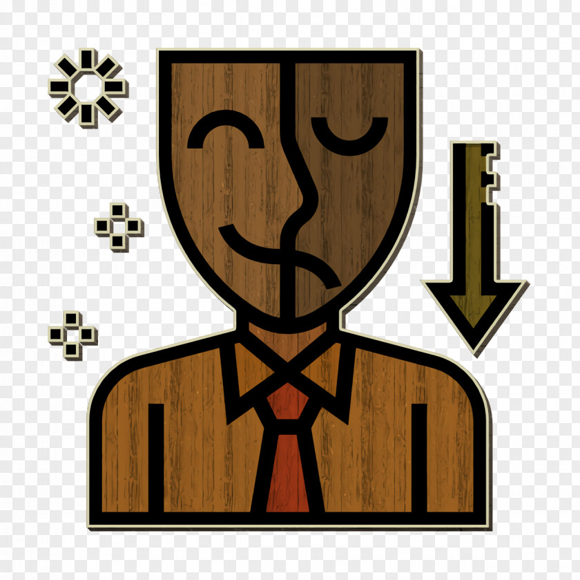 Business Recruitment Icon Personality Sad PNG