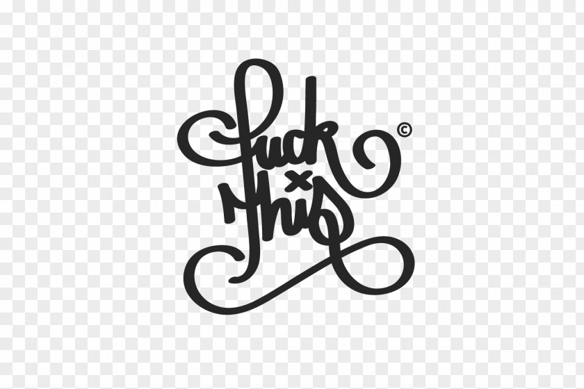 Line Logo Brand White Font PNG