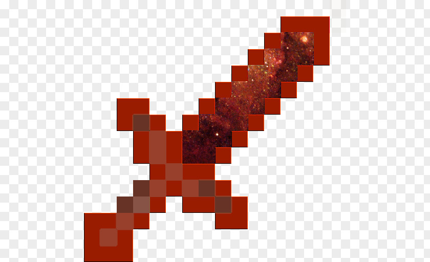 Minecraft Sword Terraria Mod Red Stone PNG