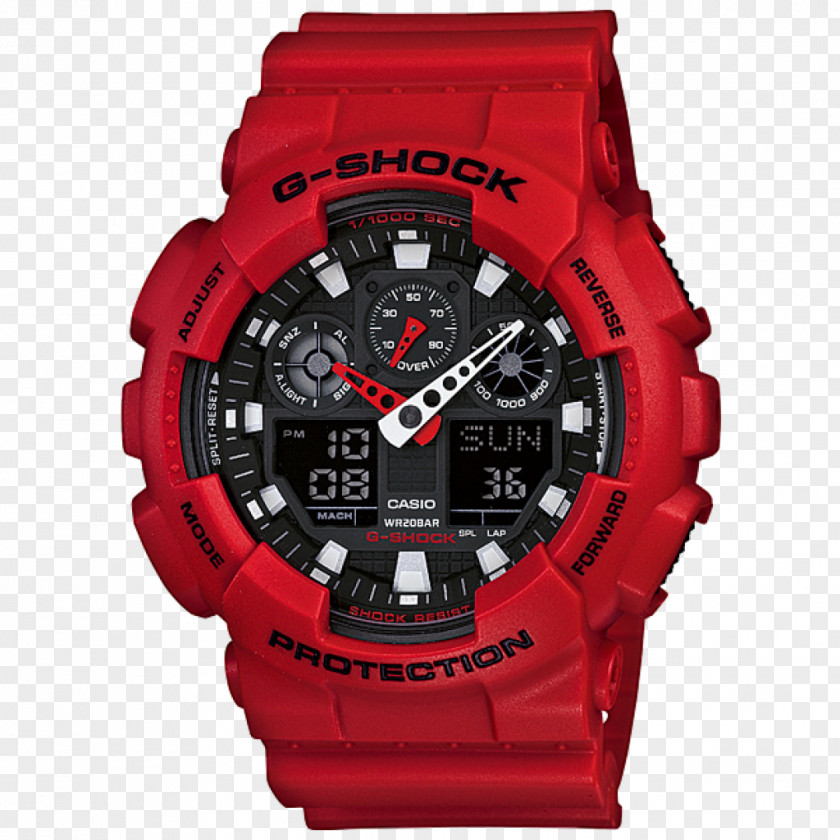 Watch G-Shock GA100 Shock-resistant Casio PNG