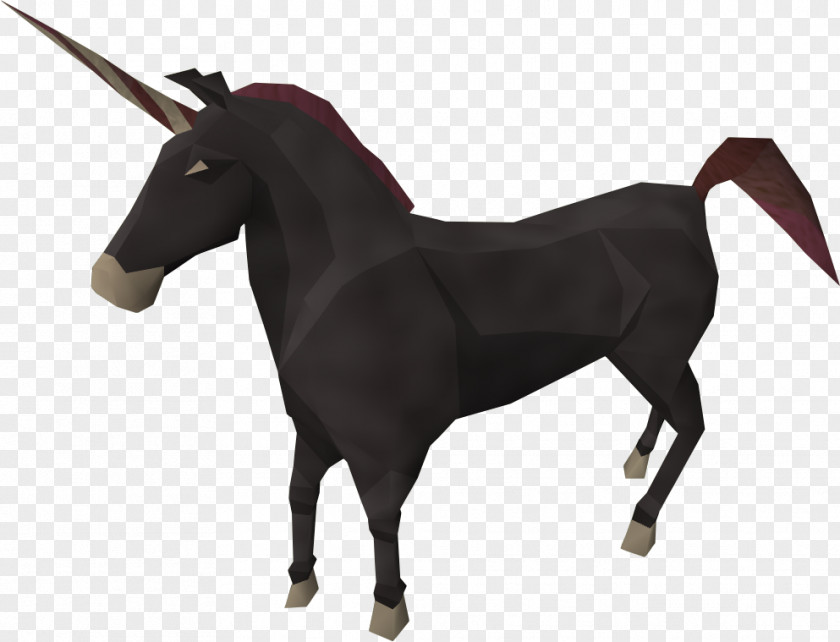 Black Background Horse Unicorn Old School RuneScape PNG