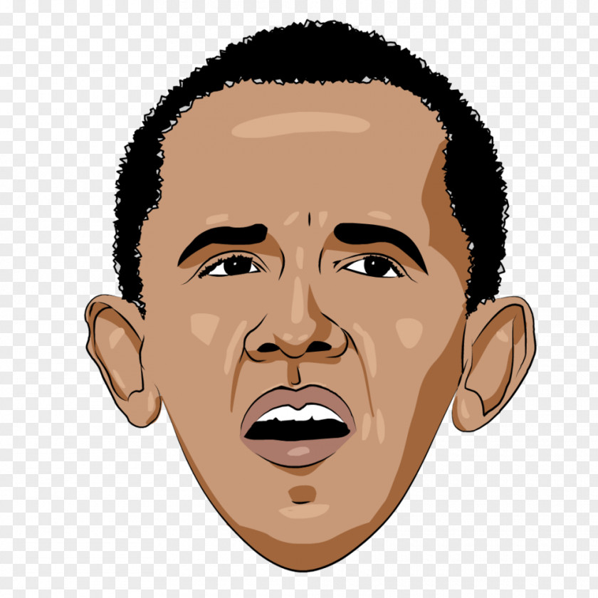 Barack Obama Nose Animated Film Cheek PNG