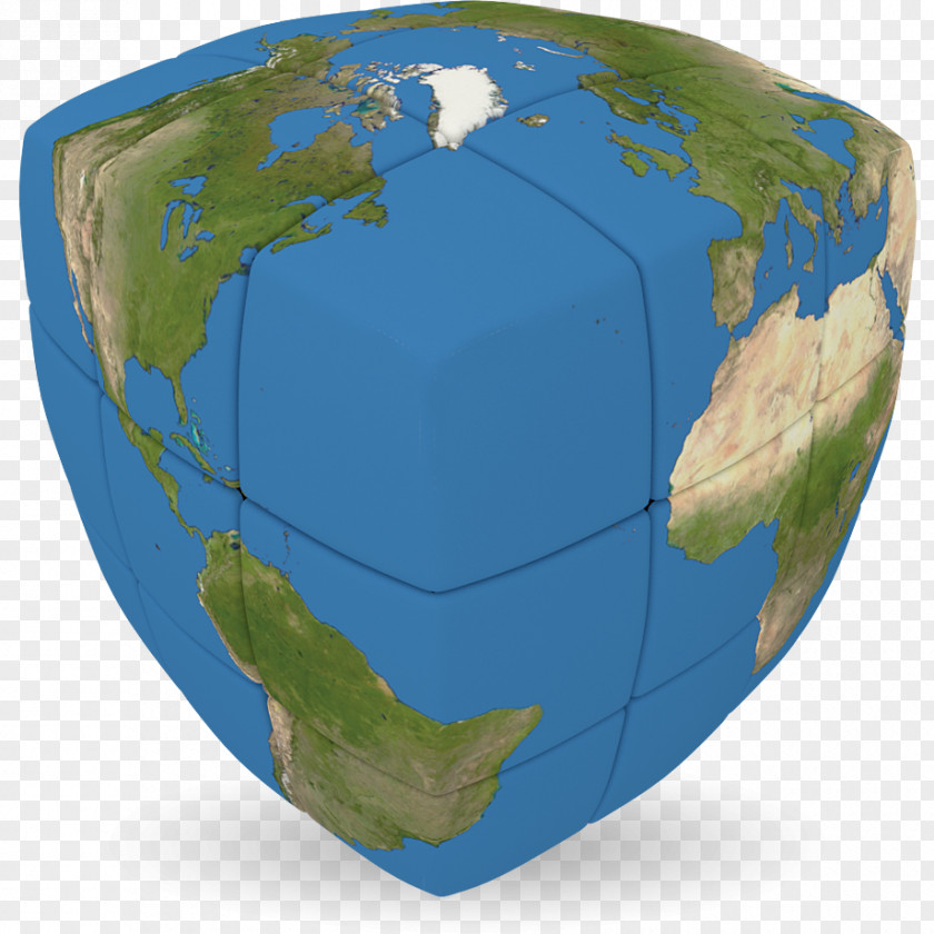 Earth V-Cube 7 Puzzle Cube Game PNG