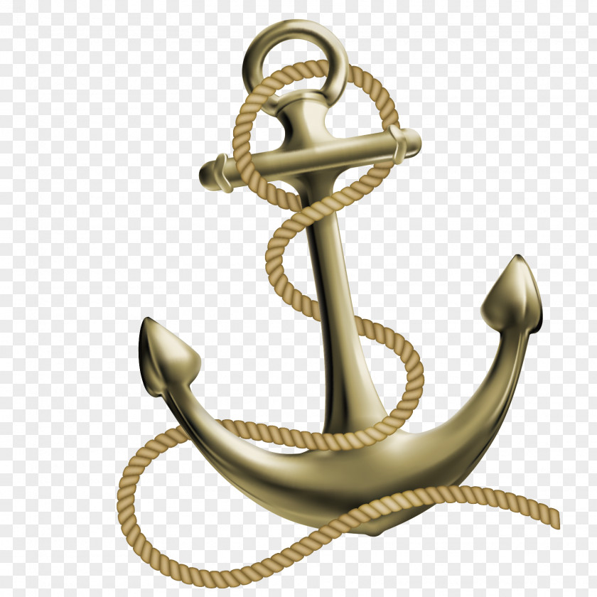 Hand-drawn Vector Sailing Tools Anchor Watercraft Euclidean PNG