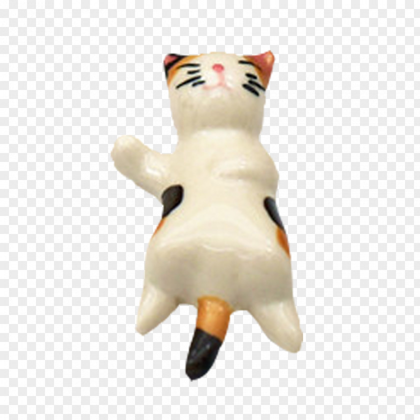 Product Cat Ceramic Chopsticks Stand White PNG