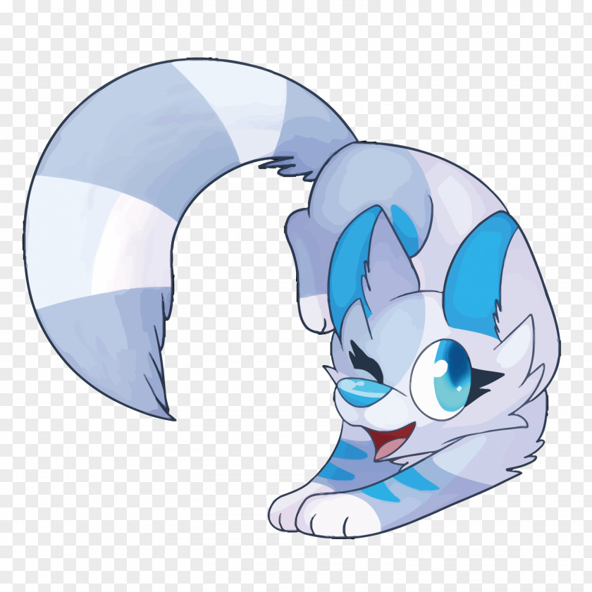 Vector Blue Kitten Cat PNG