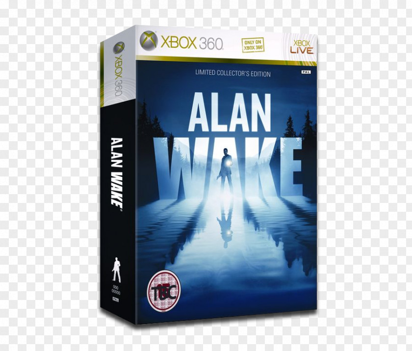 Alan Wake Xbox 360 Limited Collector's Edition Home Game Console Accessory PNG