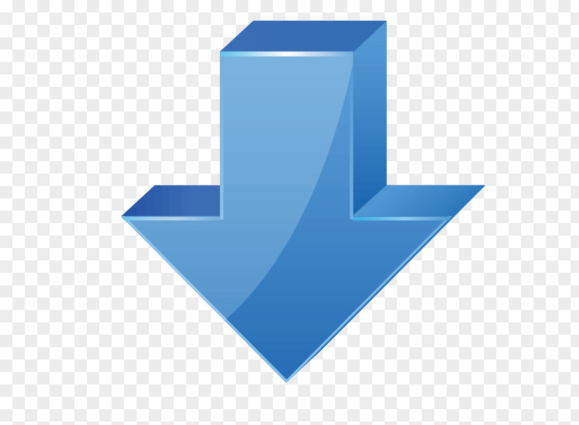 Blue Down Arrow Pattern Designer Triangle PNG
