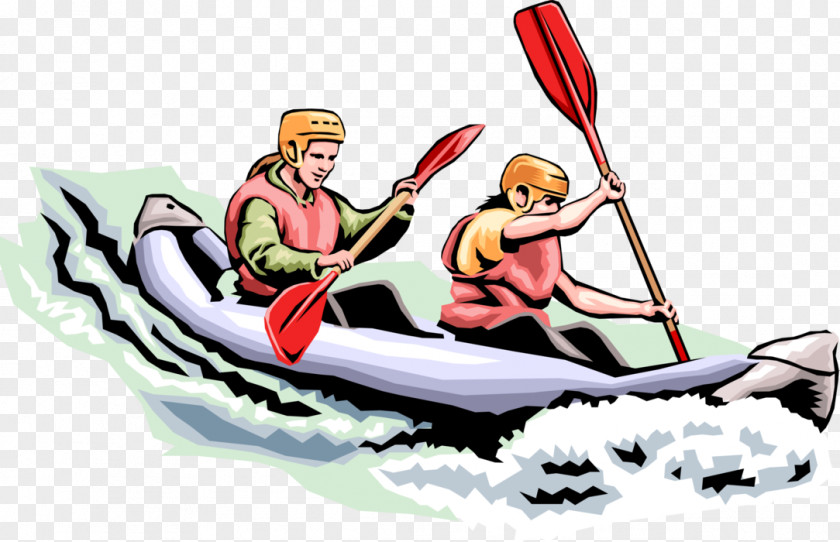 Boat Clip Art Rafting Whitewater Kayak Image PNG