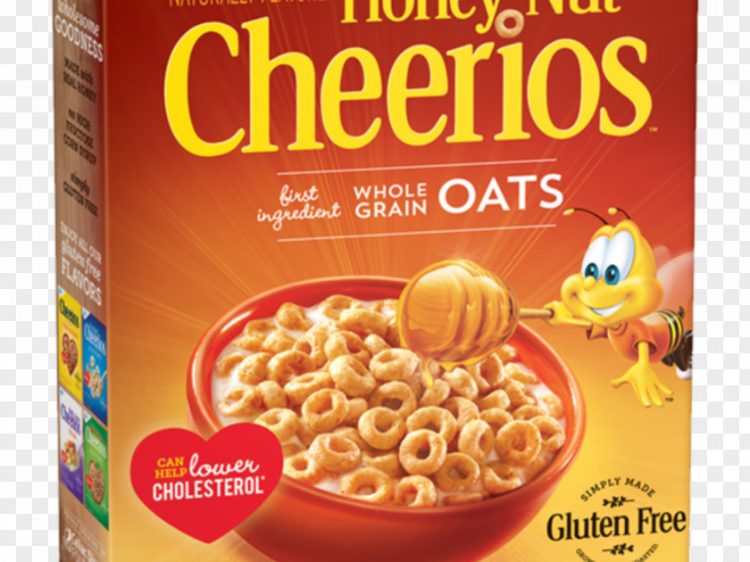 Breakfast Honey Nut Cheerios Cereal Food PNG