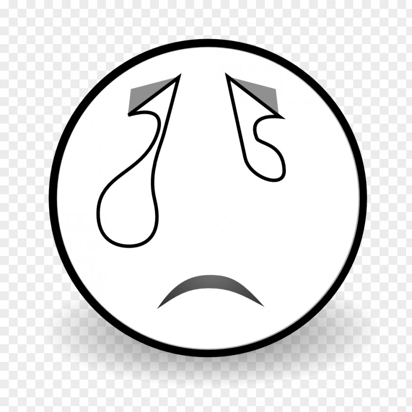 Crying Line Art Circle White Angle Clip PNG
