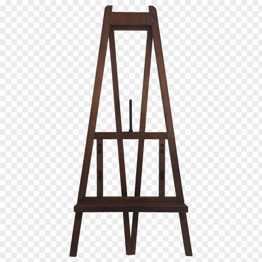 Design Furniture Easel Wood Painting PNG