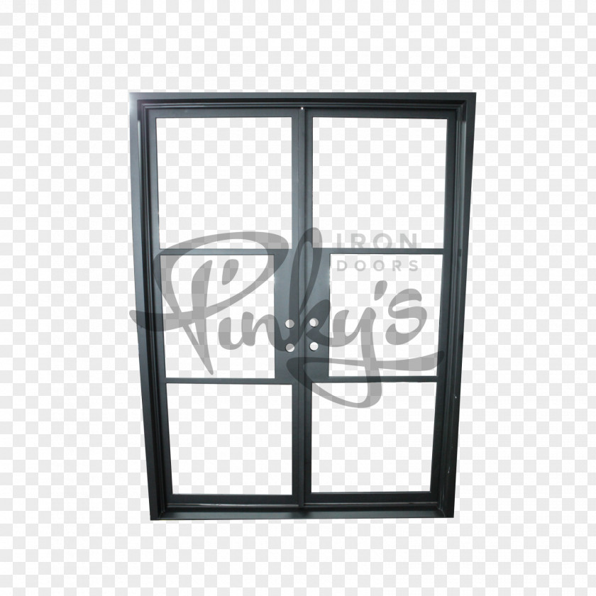 Doubledoor Window Wrought Iron Door Gate PNG