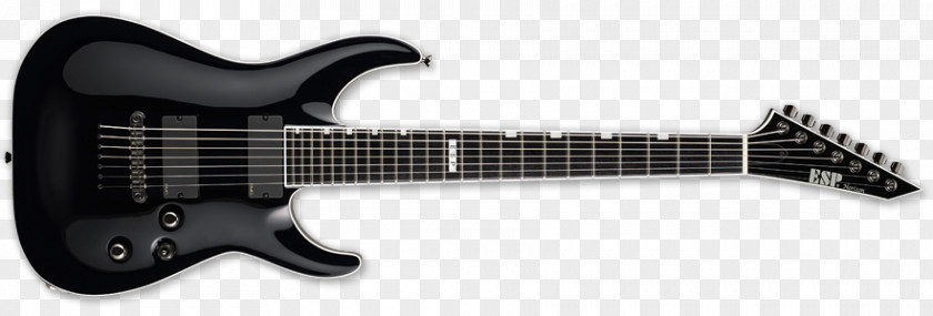 Electric Guitar ESP Guitars Seven-string Floyd Rose PNG