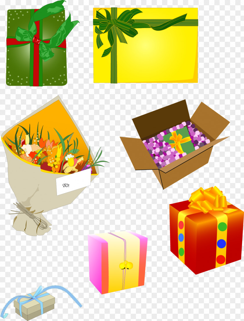 Holiday Gifts Creative Box Gift PNG