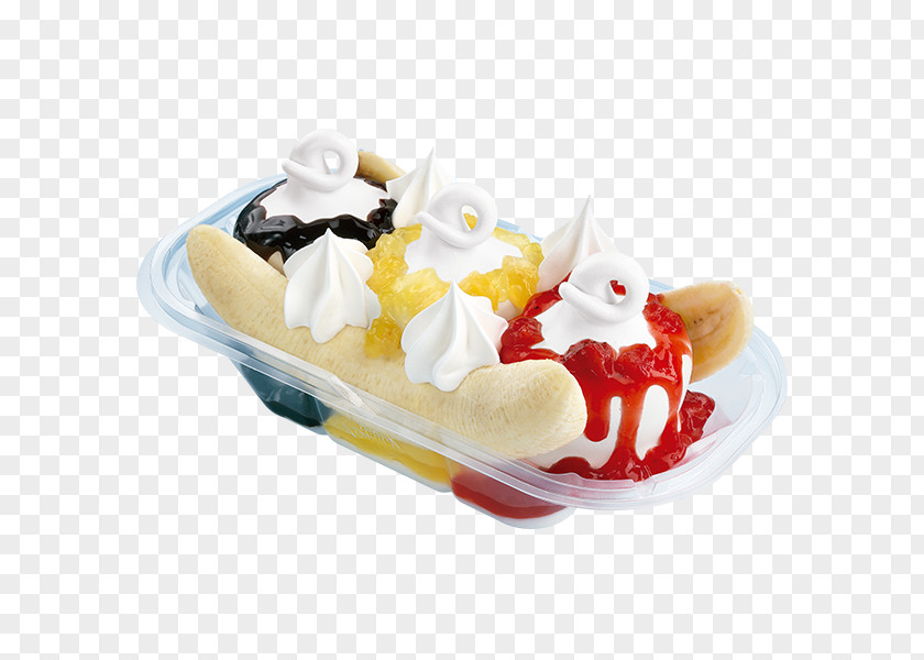 Ice Cream Banana Split Dairy Queen Grill & Chill Frozen Yogurt PNG