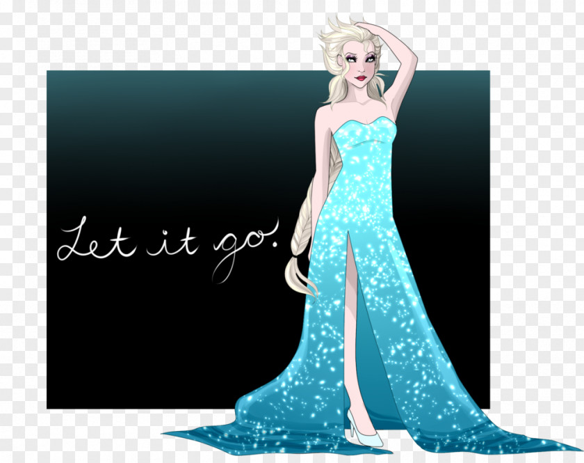 Let It Go Gown Shoulder PNG