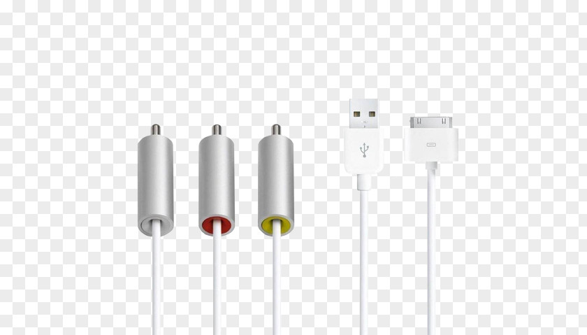 Apple Data Cable Composite Video Electrical Adapter Lightning PNG