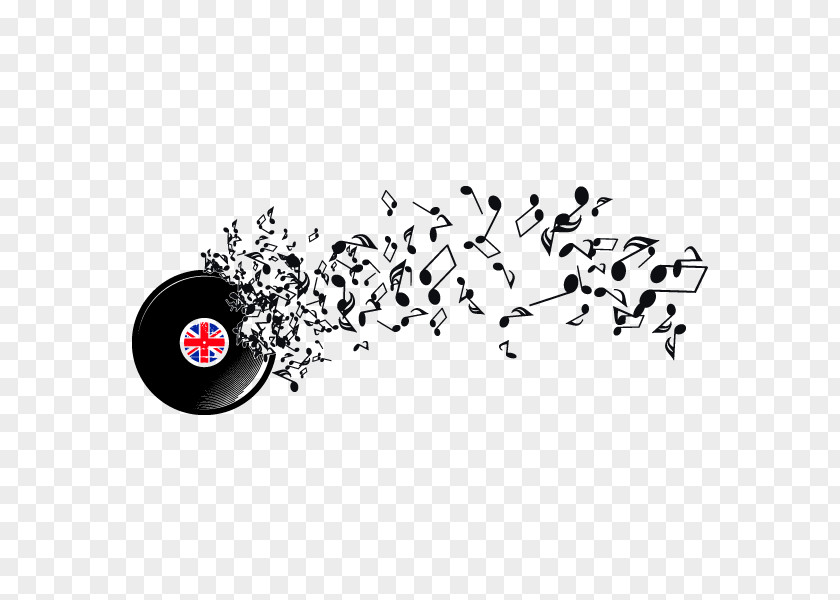 Decorative Notes Phonograph Record Musical Note Theatre Arts PNG