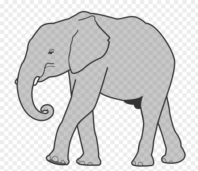 Mammal Cliparts Indian Elephant African Clip Art PNG