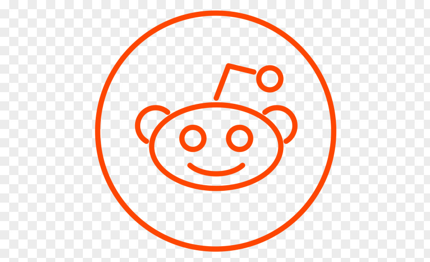 Social Media Reddit Logo Image Design PNG