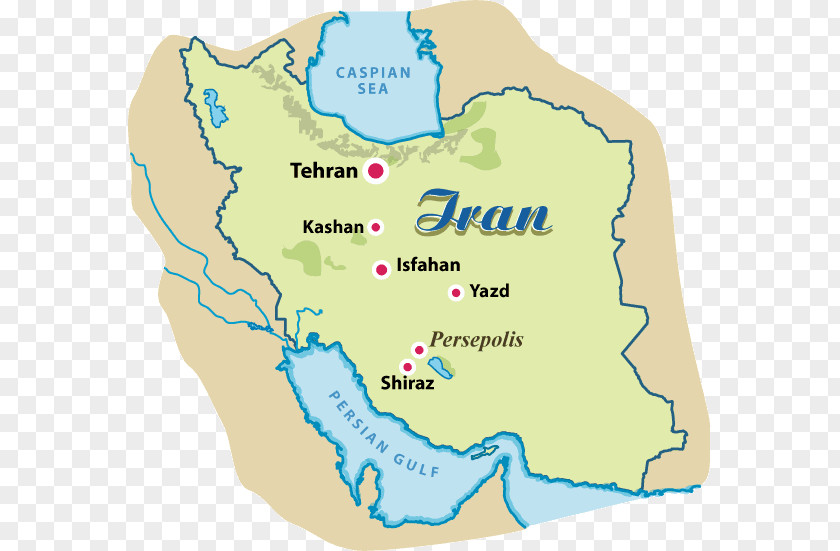 Water Resources Iran Map Ecoregion PNG