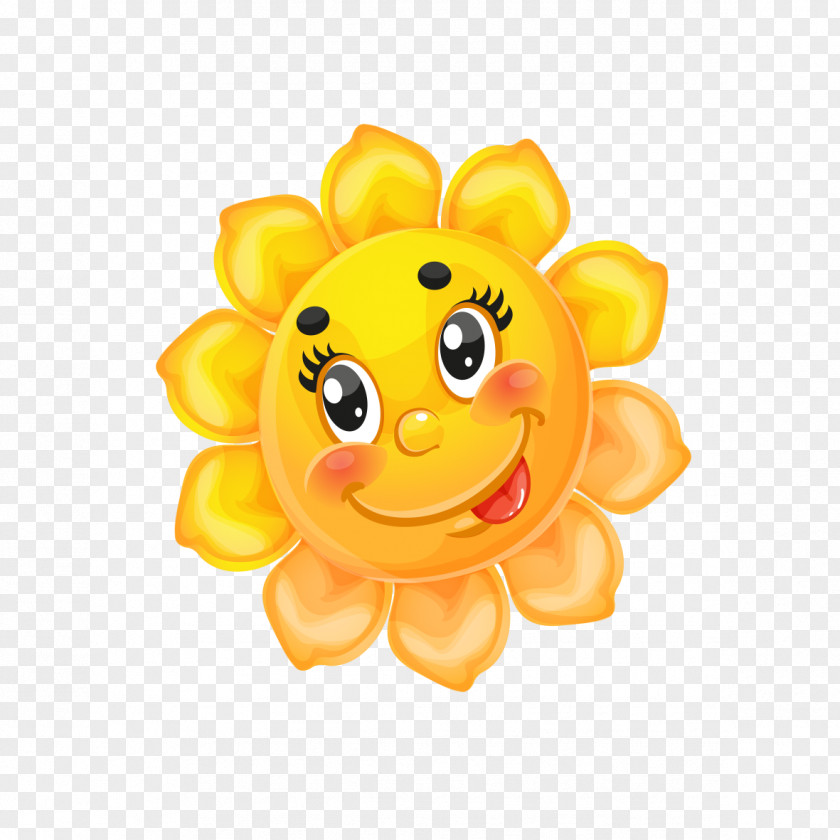Yellow Sun Painted Face Image Fundal PNG