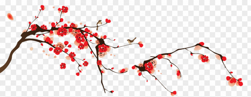 Cherry Blossoms Painting Drawing Blossom Art PNG