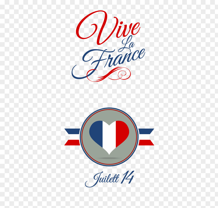 Vector I Love France 14 July Illustration PNG