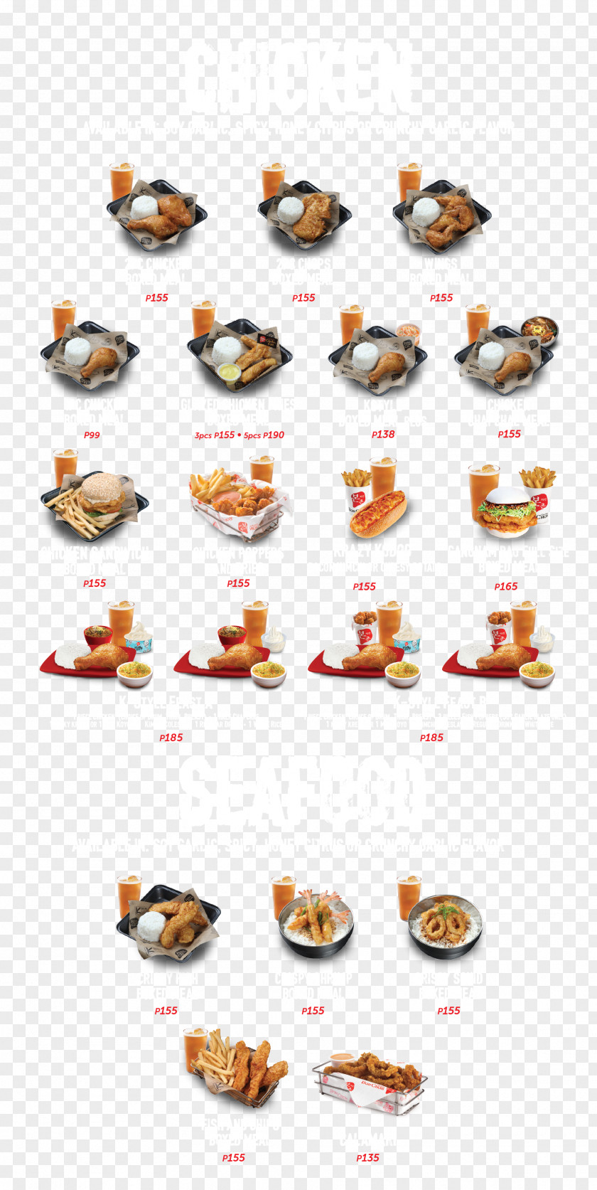 Bonchon Menu Korean Fried Chicken Cuisine Seafood PNG