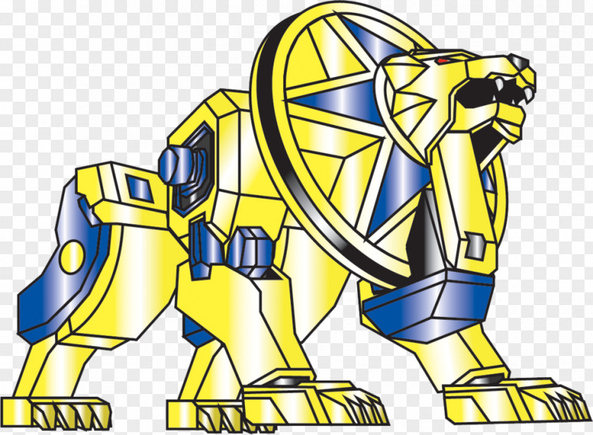 Power Rangers Zord Lion Drawing PNG