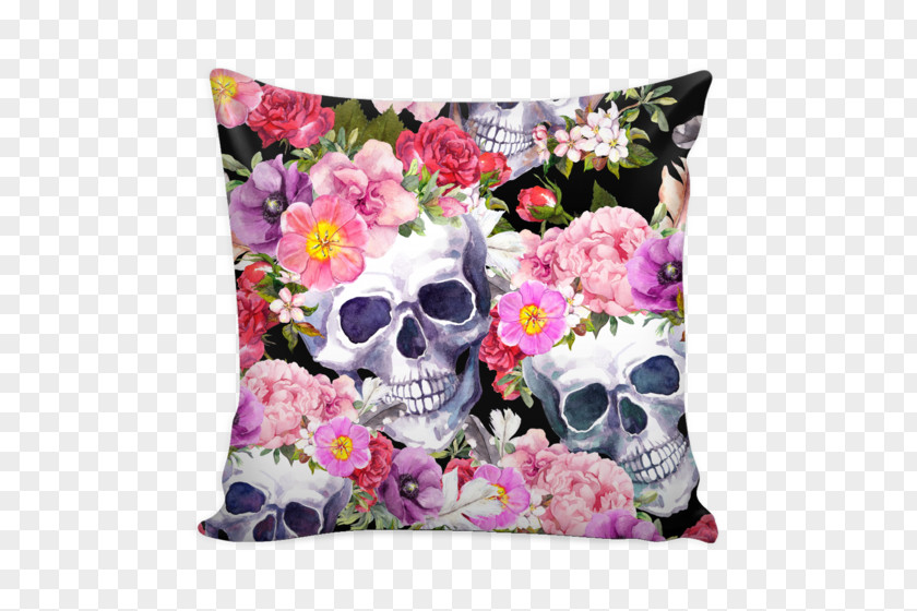 Skull Human Flower Stock Photography PNG