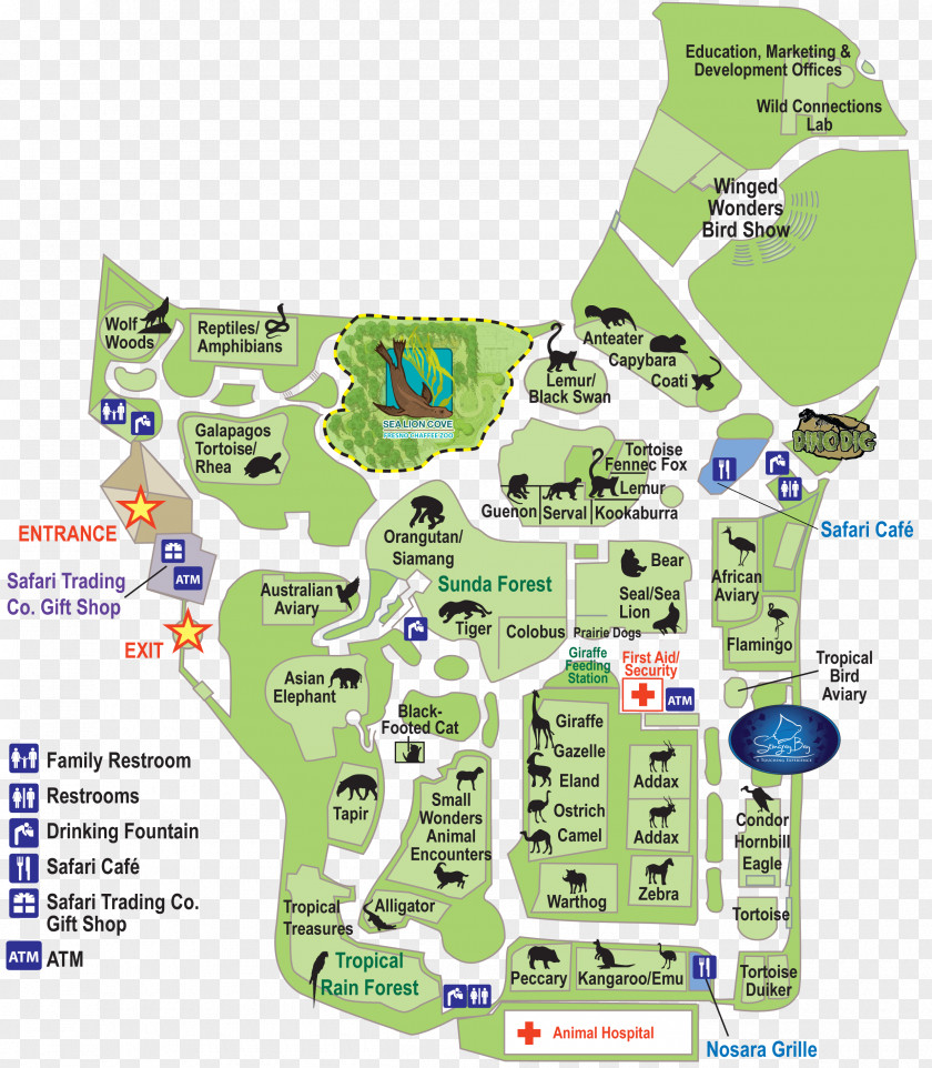 Tree Top Adventure Birmingham Fresno Chaffee Zoo Map Los Angeles PNG