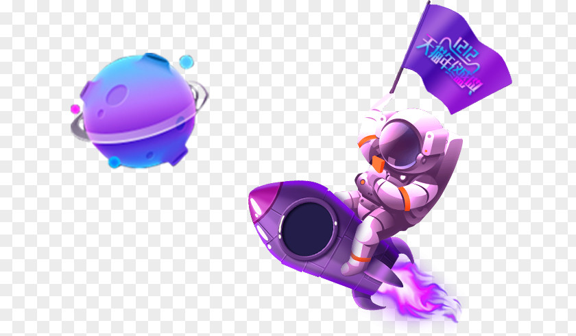 Cartoon Space Rocket Material Outer PNG