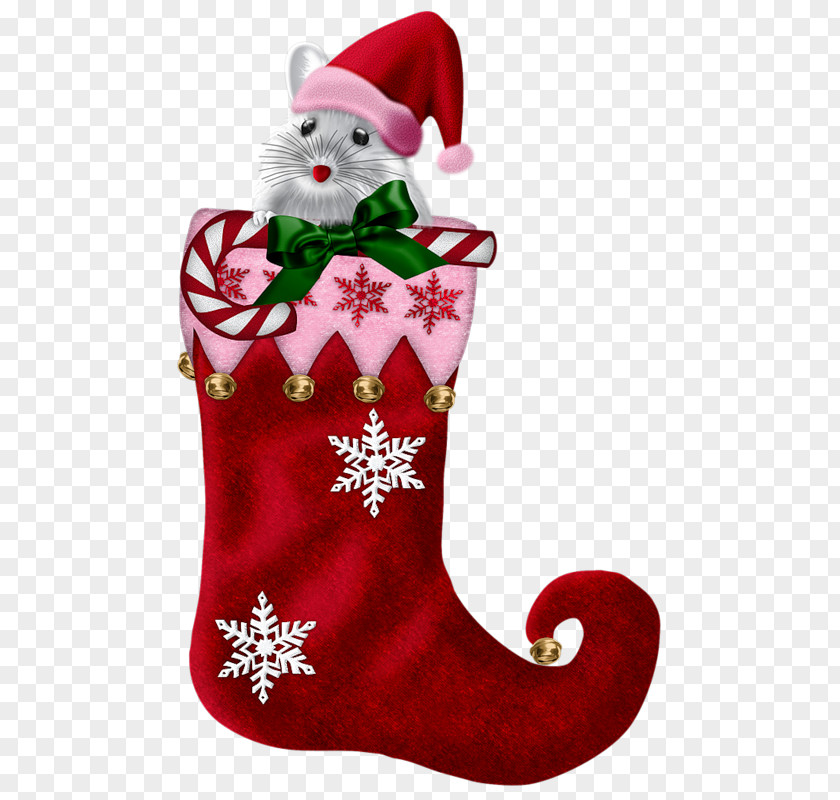 Christmas Dress Up Santa Claus Stocking Decoration PNG