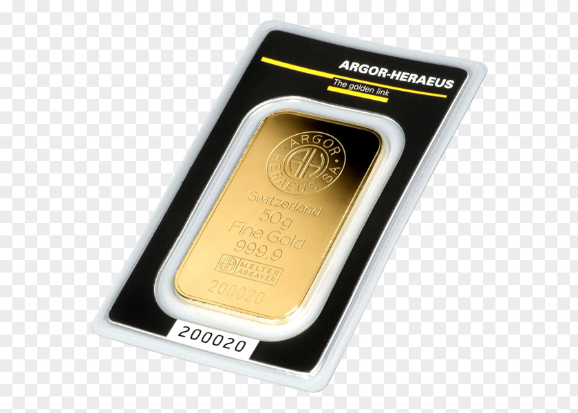 Gold Bar Rand Refinery Metal Investment PNG