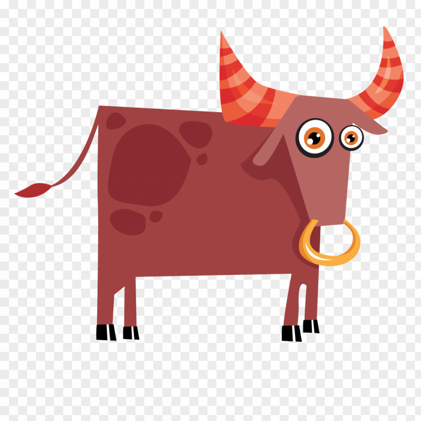 Horn Cowgoat Family Bovine Bull Clip Art Cartoon Livestock PNG