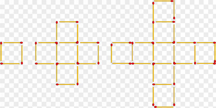 Kids Pattern Matchstick Puzzle Mathematics Sequence PNG