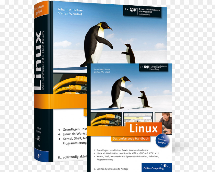 Linux Linux: Das Umfassende Handbuch ; [2x DVD-ROM 6 Distributionen (multibootfähig)] Shell-Programmierung: Reference Work PNG