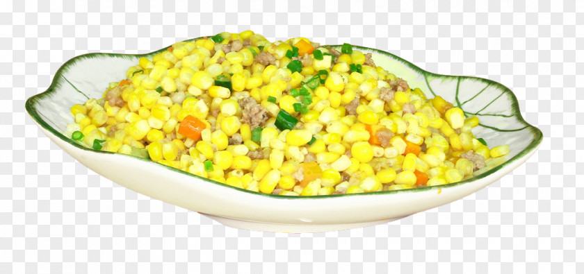 Minced Meat Fried Corn Sweet Rice Succotash Ground PNG