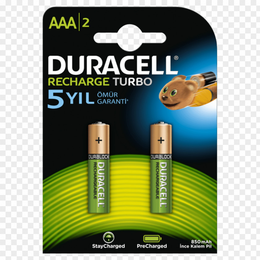 Duracell Battery Charger Nickel–metal Hydride Rechargeable Electric PNG
