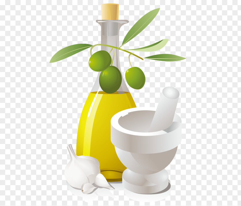 Olive Oil Bottle PNG