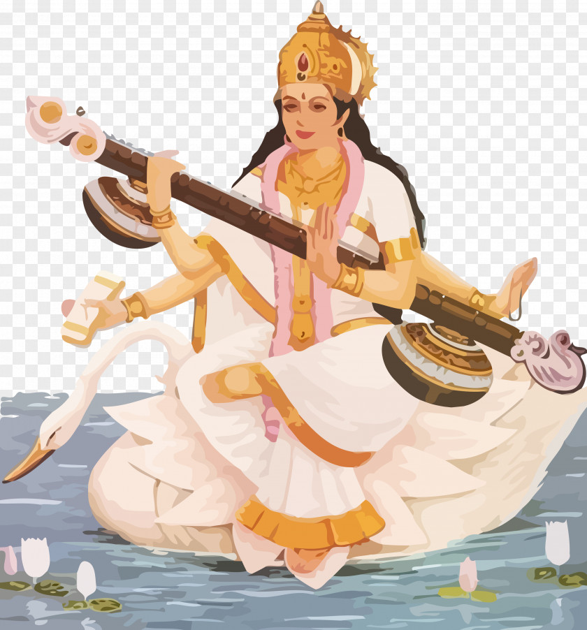 Vasant Panchami Basant Saraswati Puja PNG