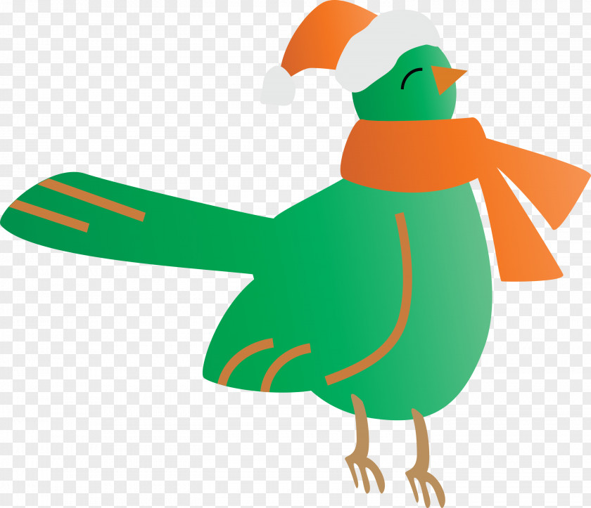 Cartoon Green Costume Animation Bird PNG