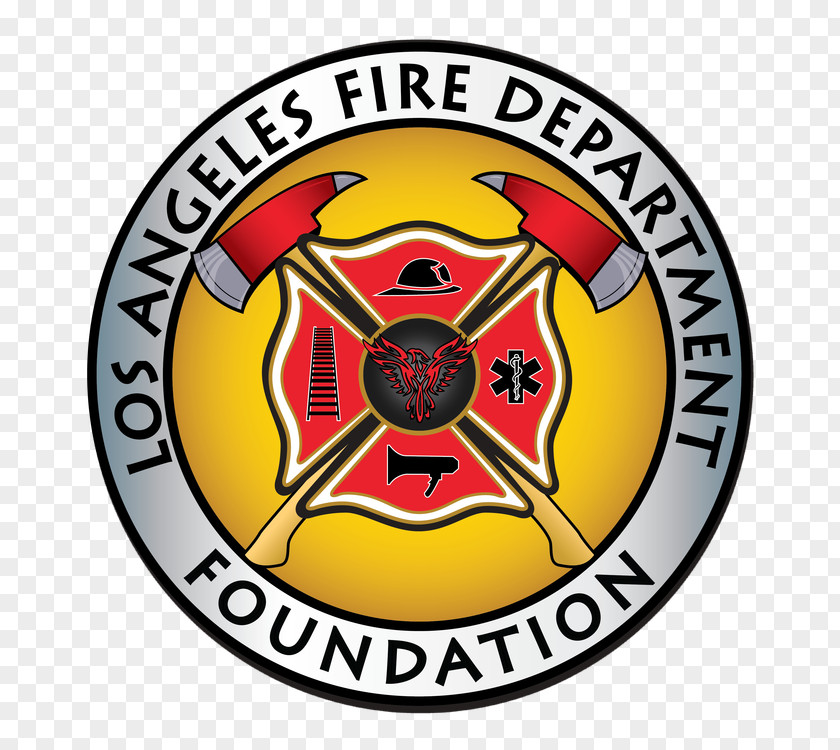 Firefighter Los Angeles Fire Department Foundation Logo PNG